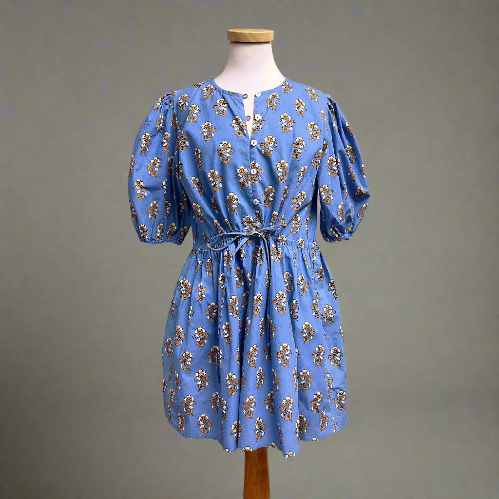 Livro blue floral Field of Motifs dress, size M