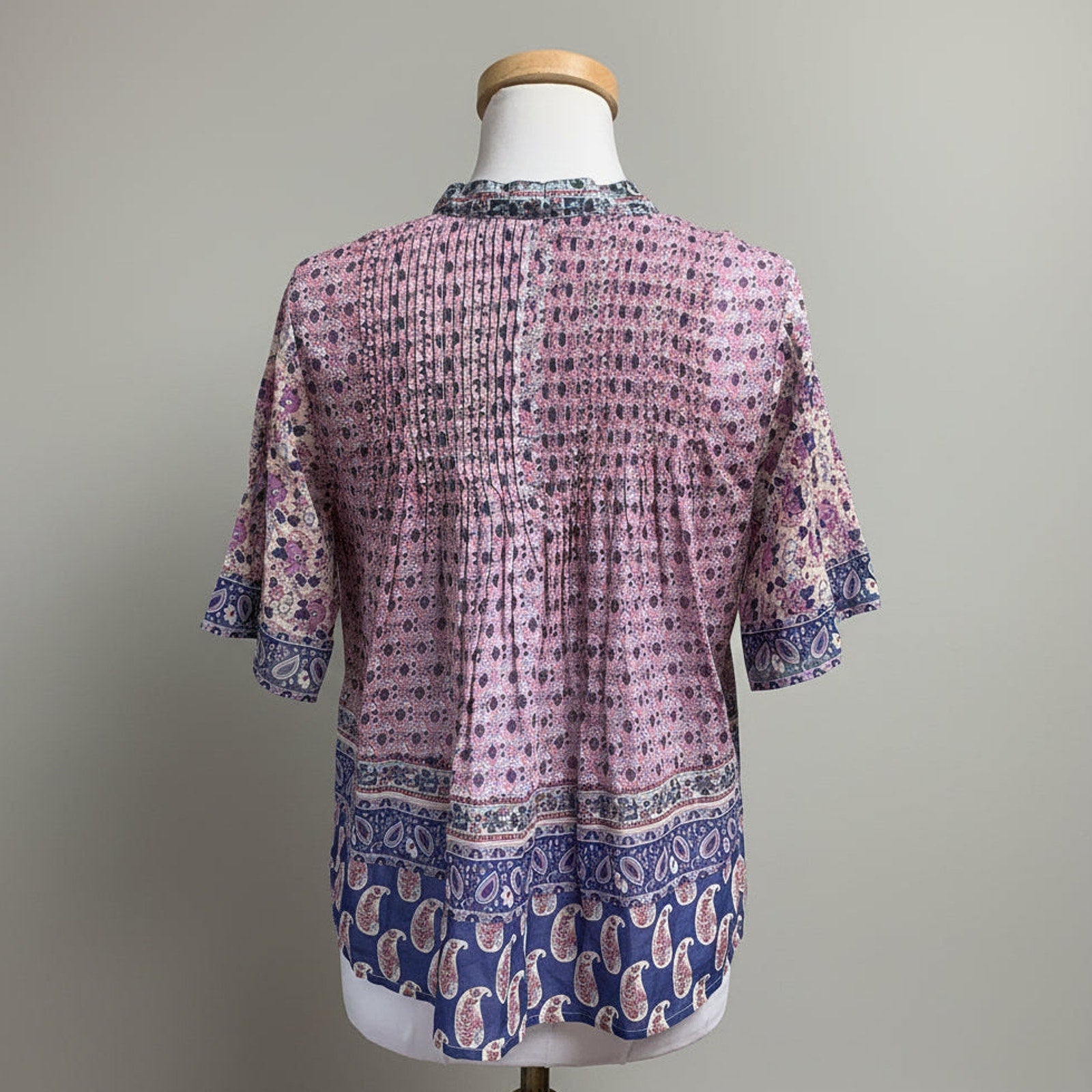 Sea New York pink and purple Bianca top, size 2