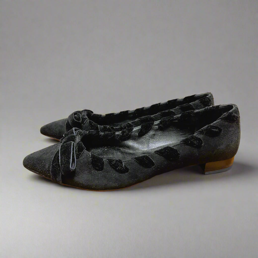 Kate Spade black Kalani flats, size 6, BRAND NEW!