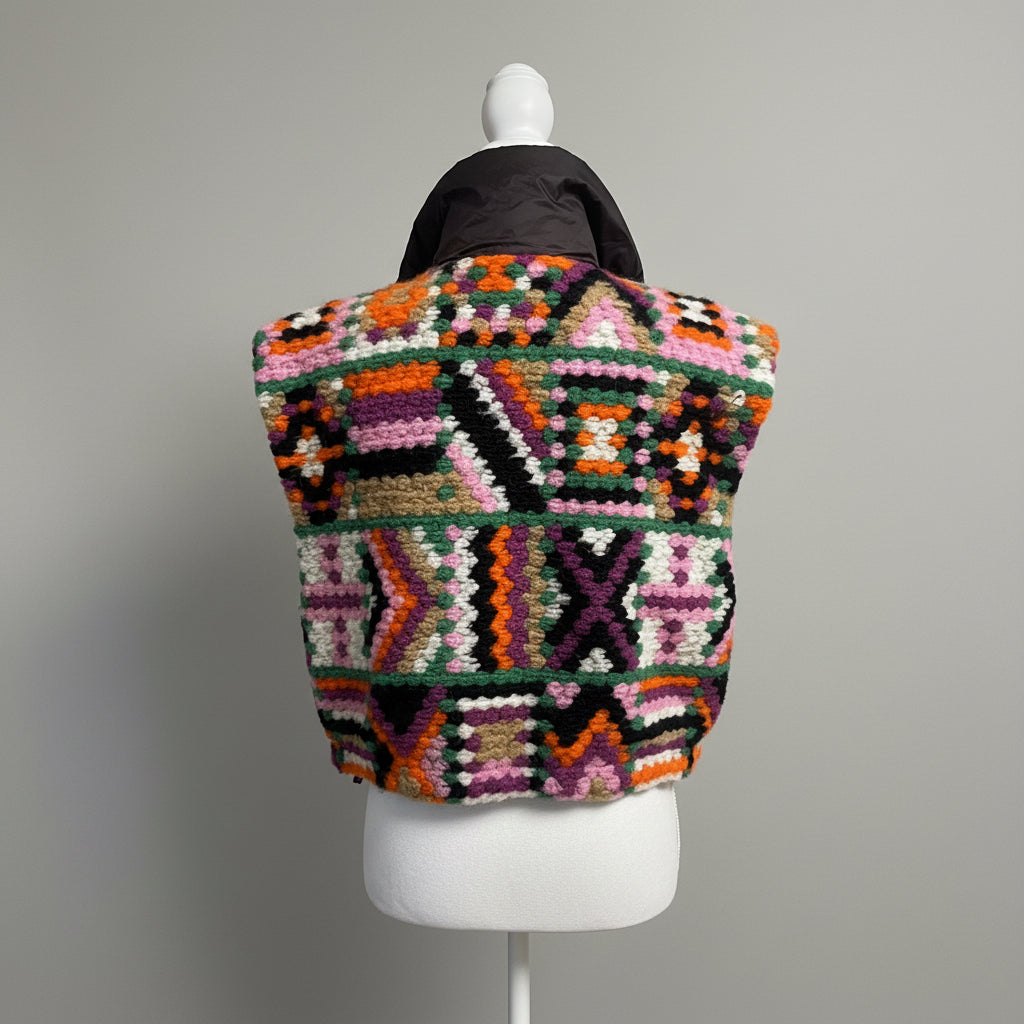 Zara multi-color vest, size XS