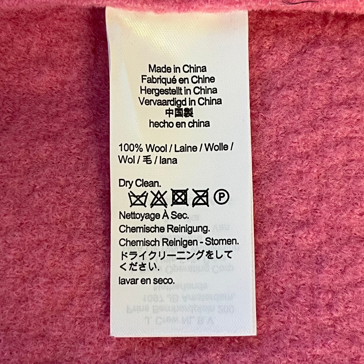 J. Crew pink wool coat, size 4