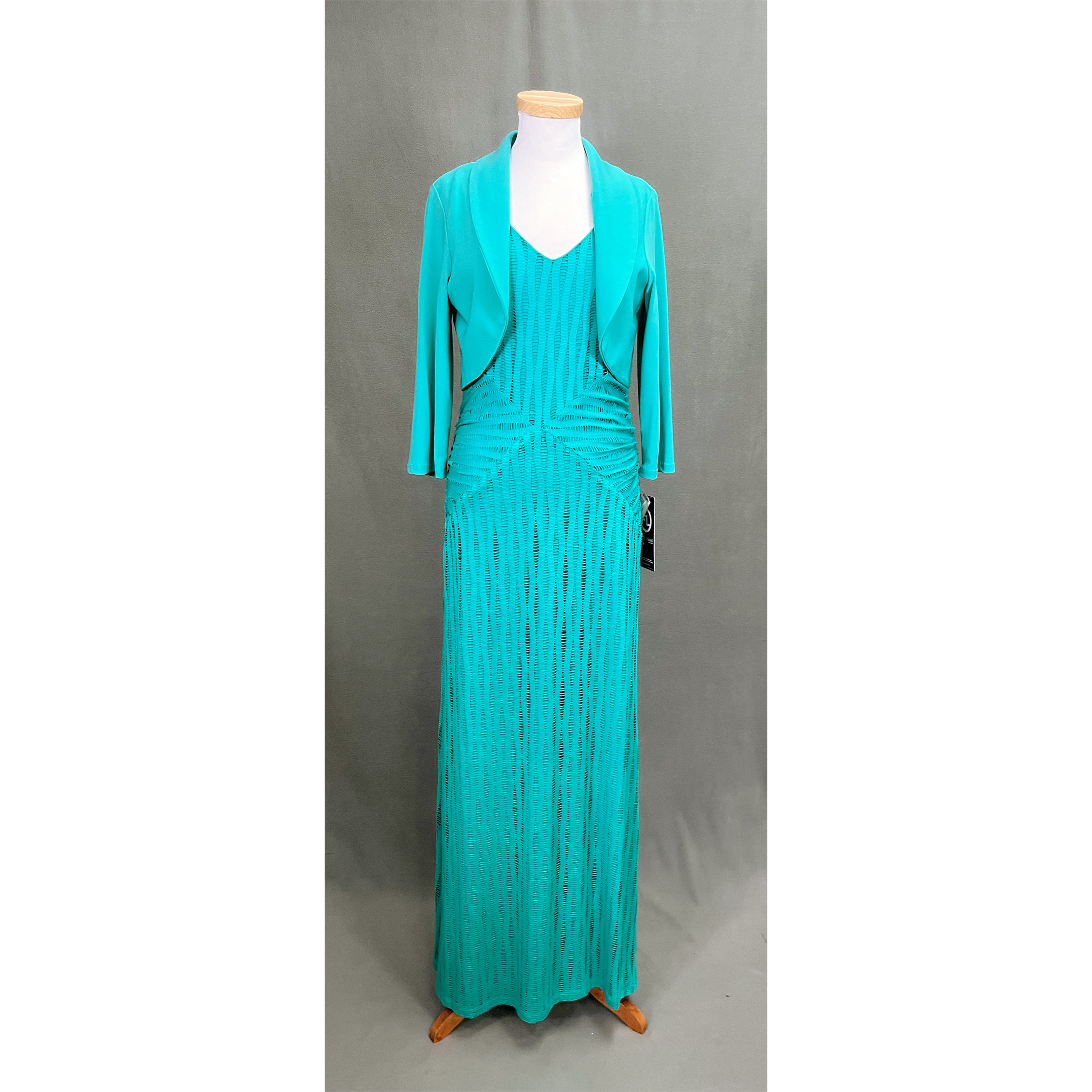 Frank Lyman turquoise dress, size 10, NEW WITH TAGS!