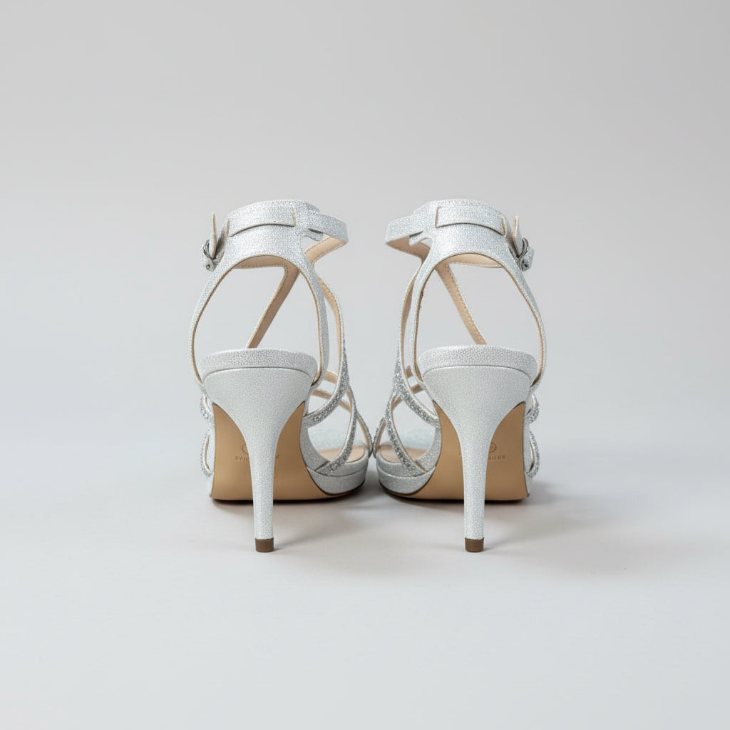 Nina silver Varsha shoes, size 6.5, NEW IN BOX!