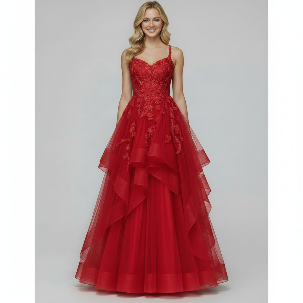 Alyce red dress, size 16, NEW WITH TAGS!