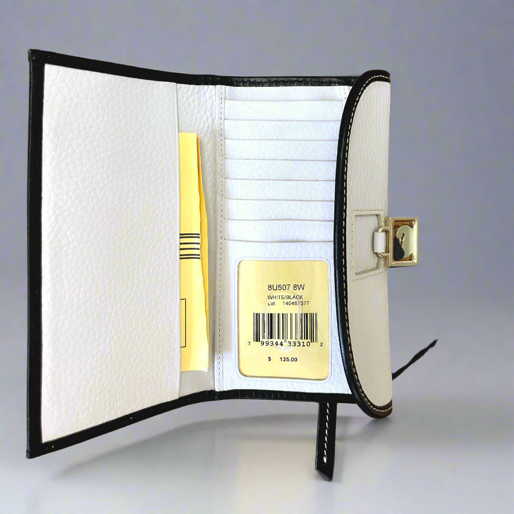 Dooney & Bourke white wallet, NEW WITH TAGS!