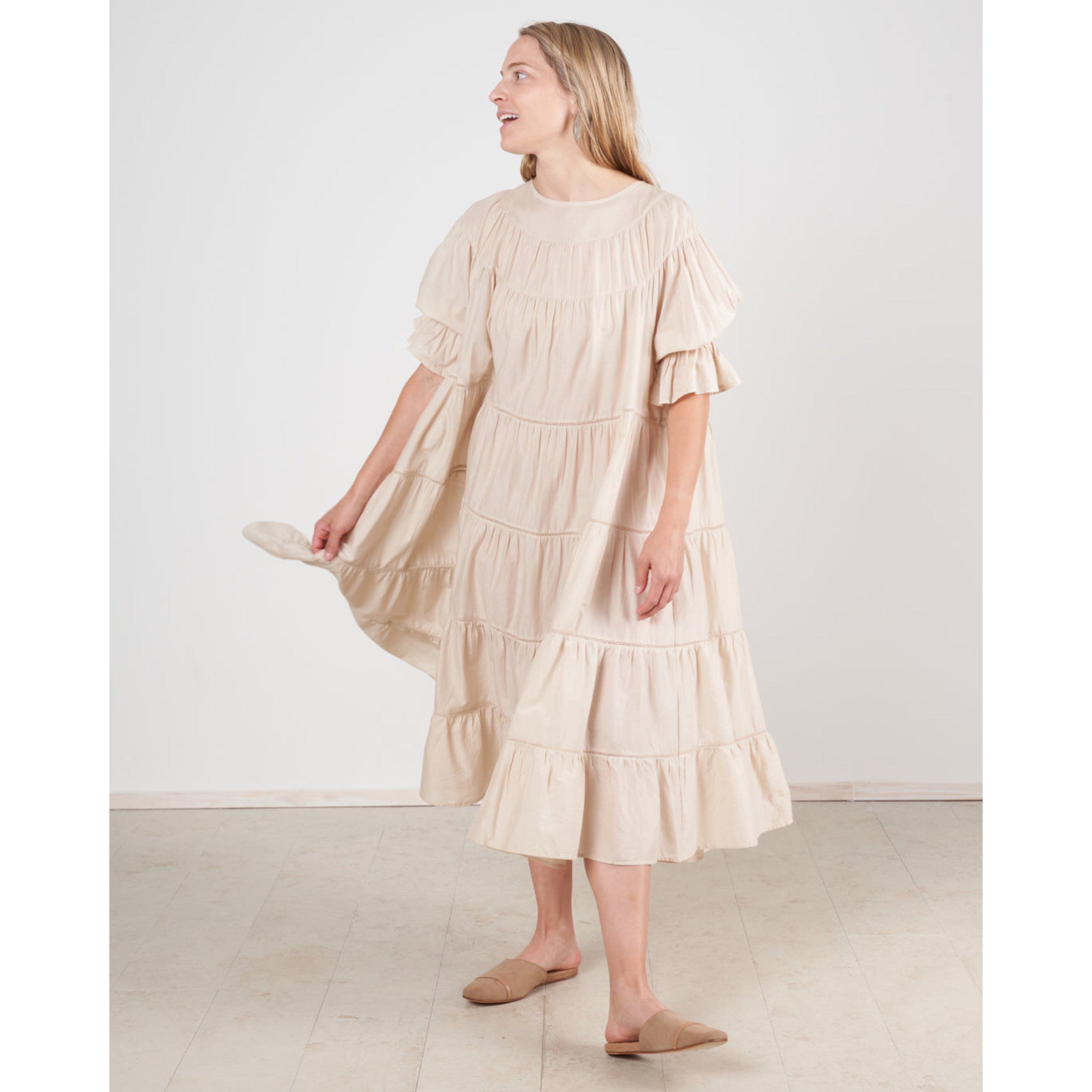 Merlette cream Paradis dress, size XS