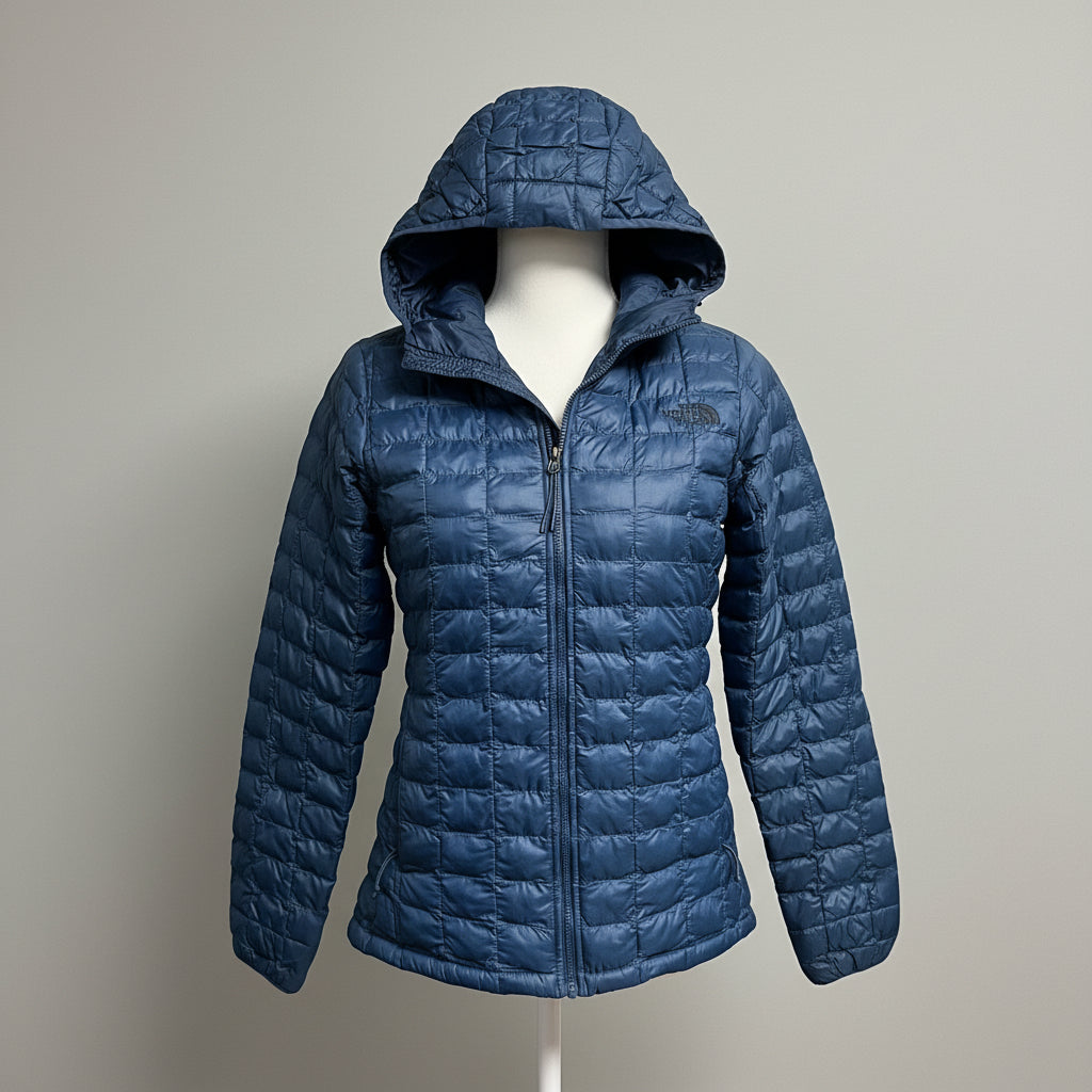 The North Face blue ThermoBall Jacket, size S