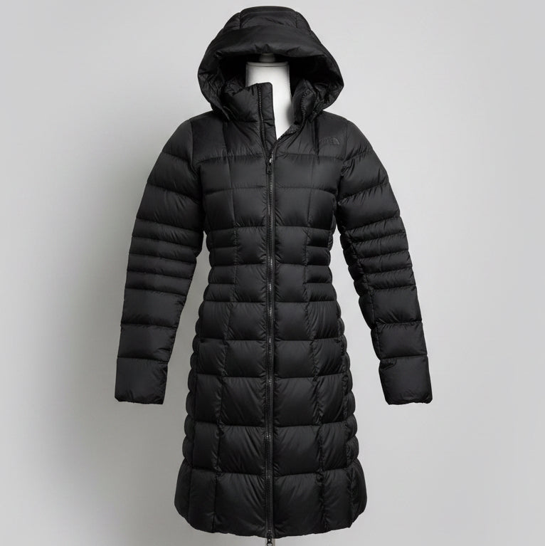 The North Face black Metropolis puffer coat, size XS