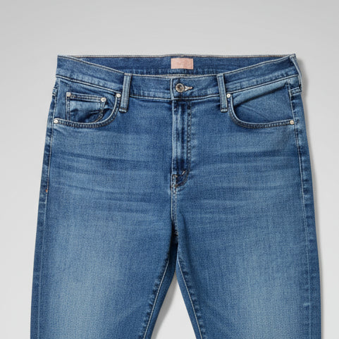 Mother jeans mid rise Rambler Zip Ankle Fray, size 33 (Size 12)