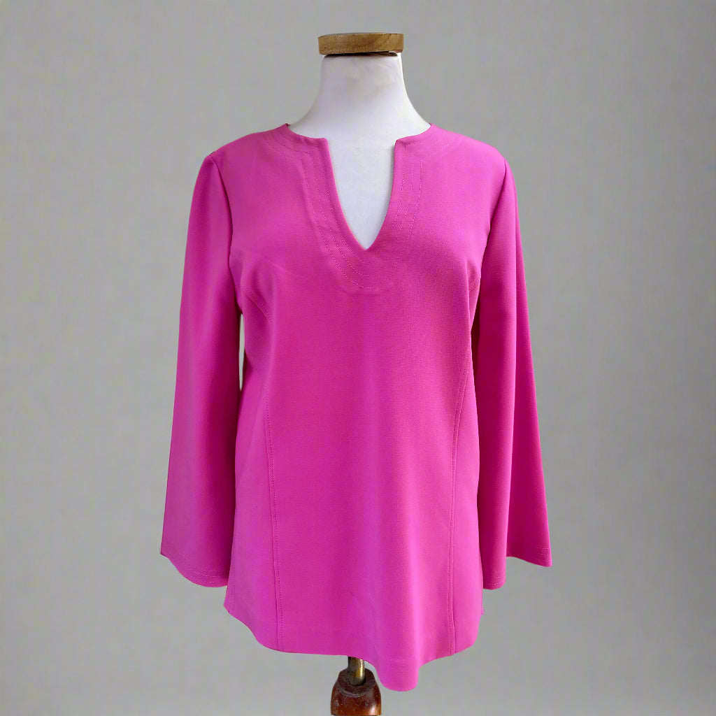 Trina Turk hot pink blouse, size 6, NEW WITH TAGS!