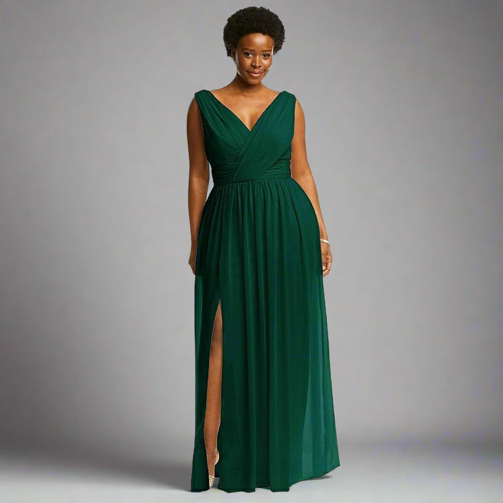 Dessy evergreen dress, size 16, NEW WITH TAGS!