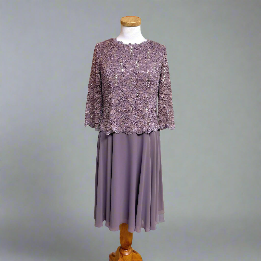 Alex Evenings lavender dress, size 10P