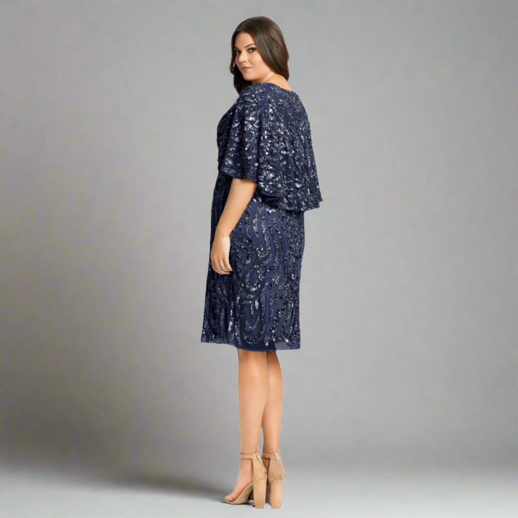 MacDuggal navy dress, size 16W, NEW WITH TAGS!