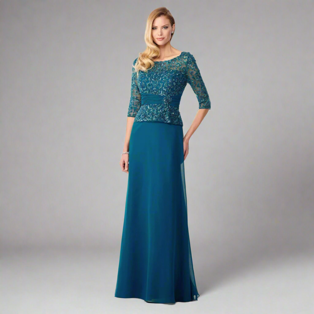 Cameron Blake teal dress, size 16, NEW WITH TAGS!