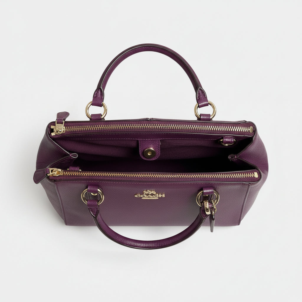 Coach purple Cristy Carryall satchel, BRAND NEW!
