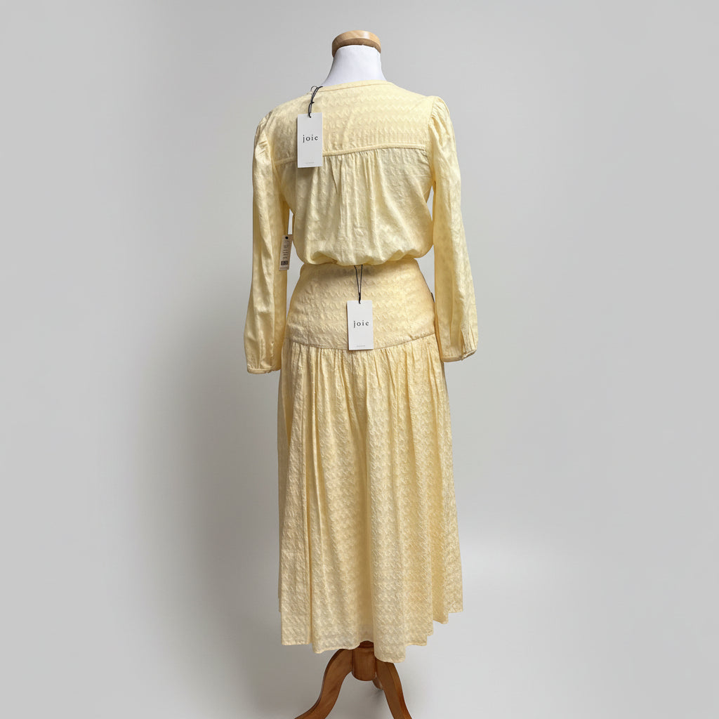 Joie chamomile yellow blouse and skirt, Sizes XS & 6, NEW WITH TAGS!