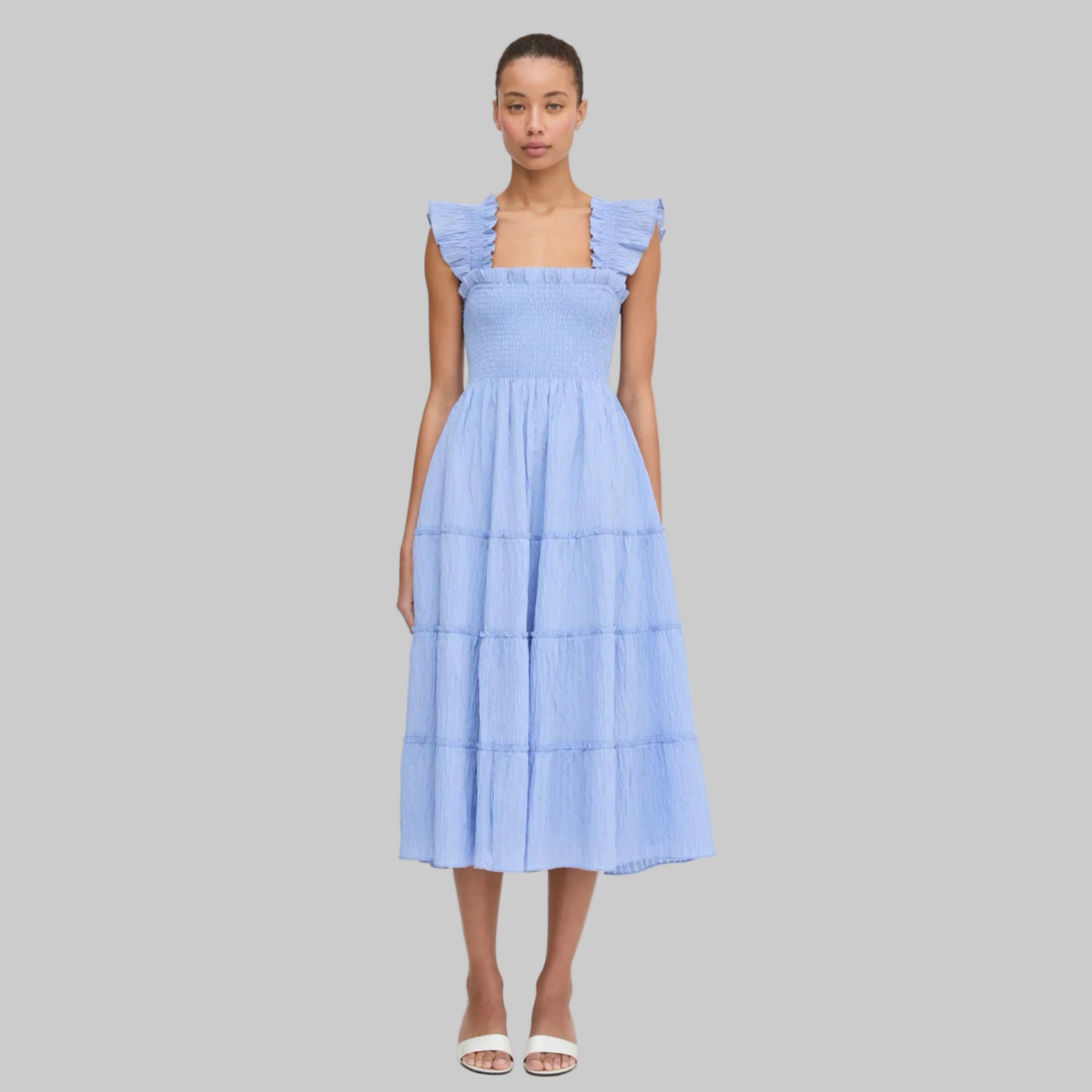 Hill House light blue Ellie Nap dress, size M