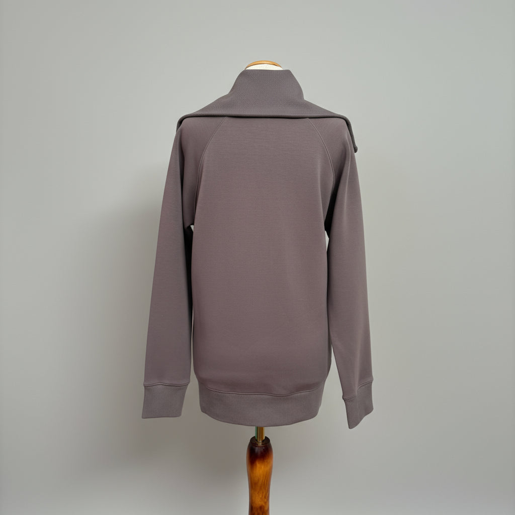 Spanx mocha zip front Air Essentials jacket, size M