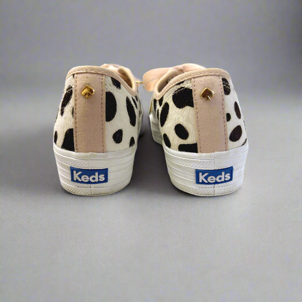 Kate Spade/Keds leopard sneakers, size 8.5