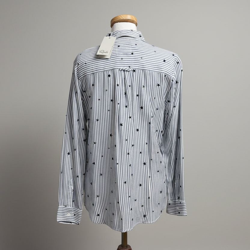 Rails navy and white stars and stripes blouse, size M, NEW WITH TAGS!