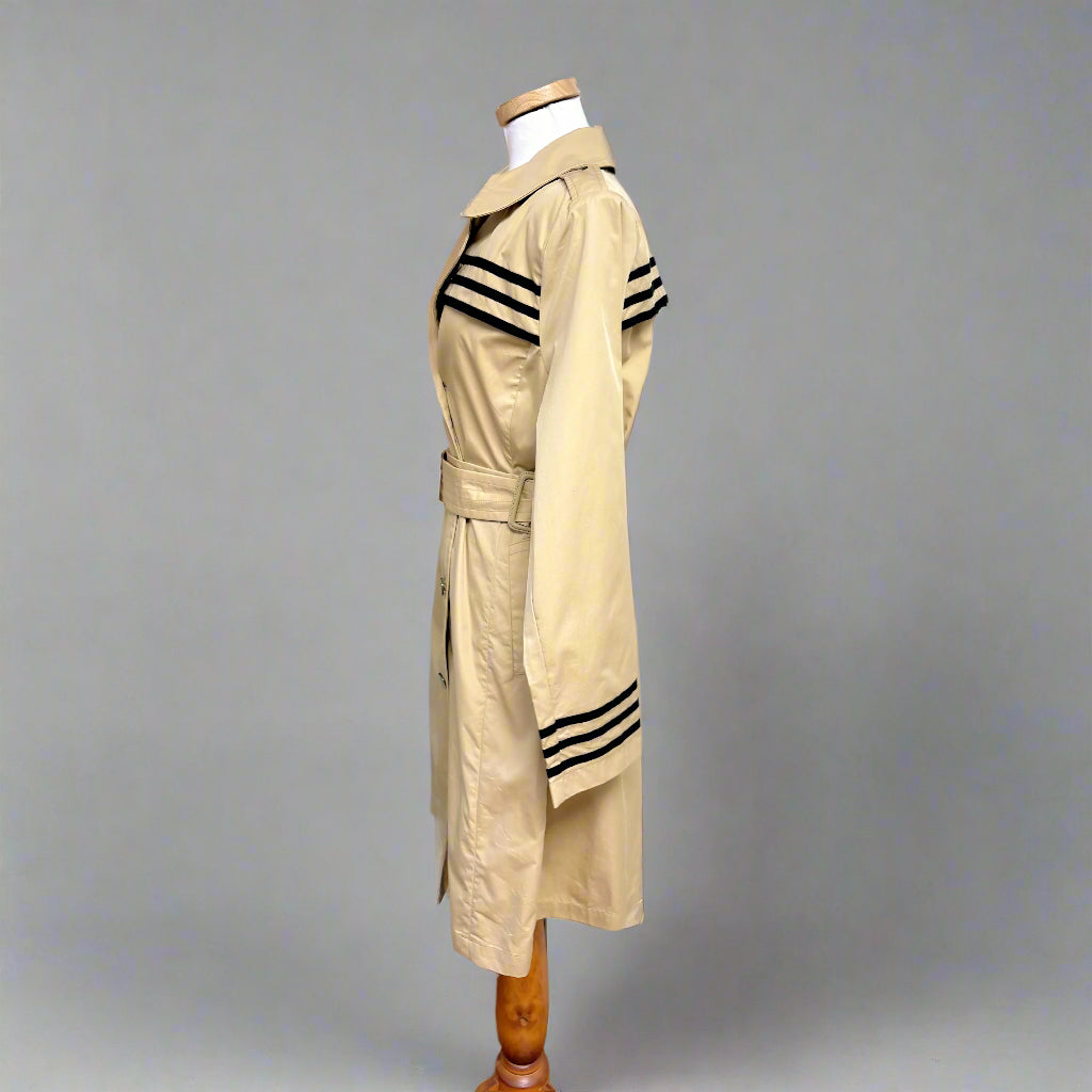 Cabi khaki and black Runway Trench coat, size M, NEW WITH TAGS!