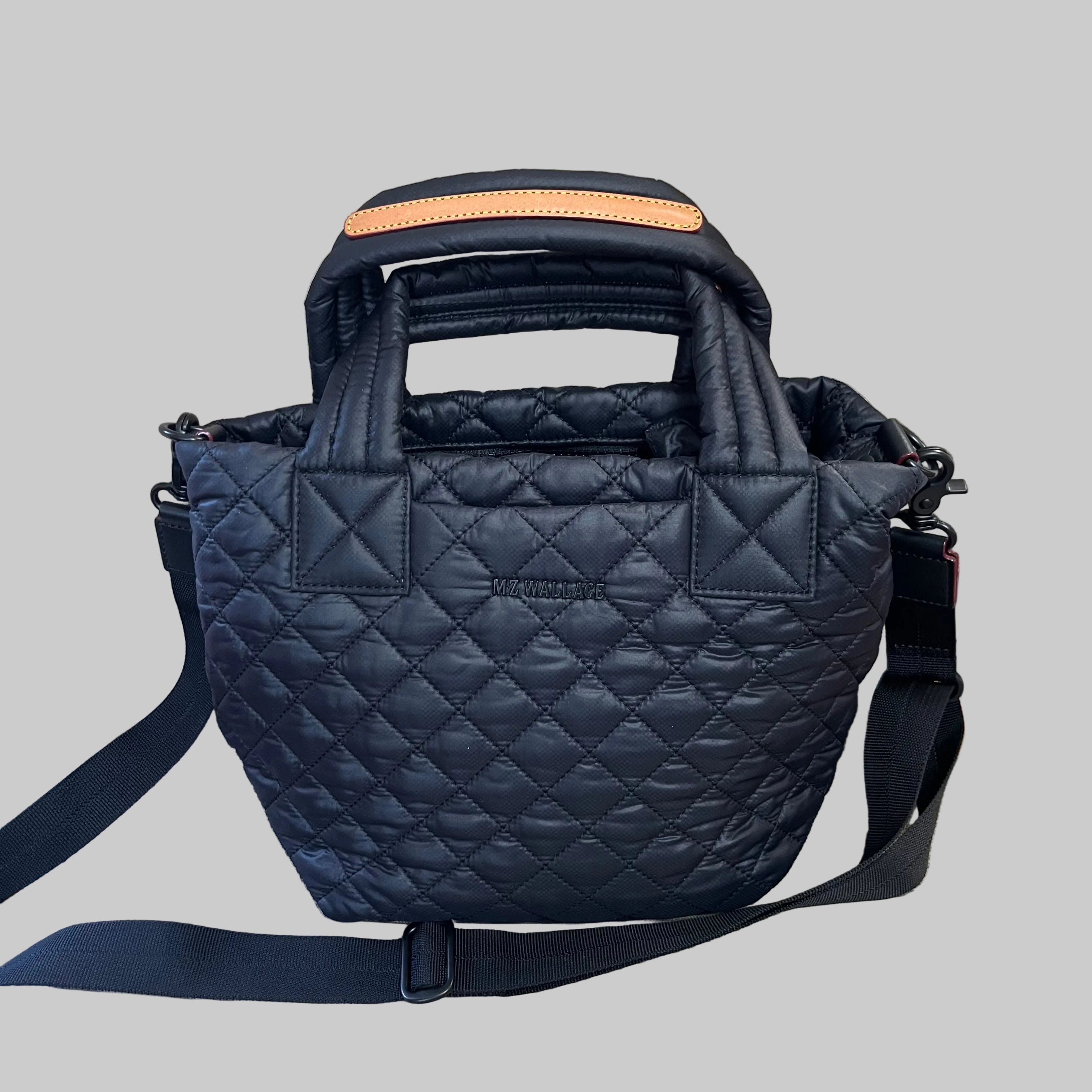 MZ Wallace black quilted XS Metro Tote Deluxe, NEW WITHOUT TAGS!