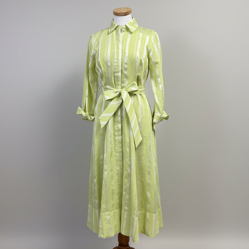 Elie Tahari lime stripe Mia dress, size 4, NEW WITH TAGS!