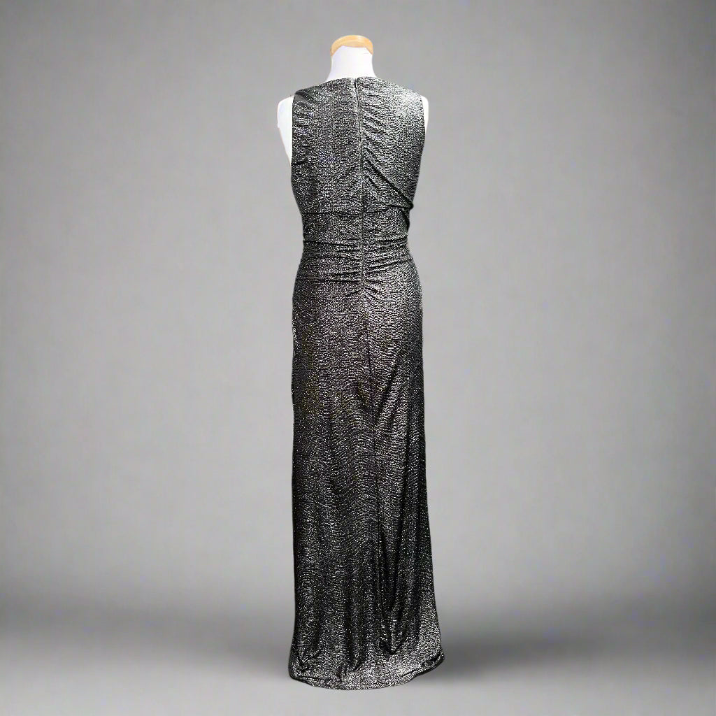 Frank Lyman pewter shimmer knit, size 10, NEW WITH TAGS!