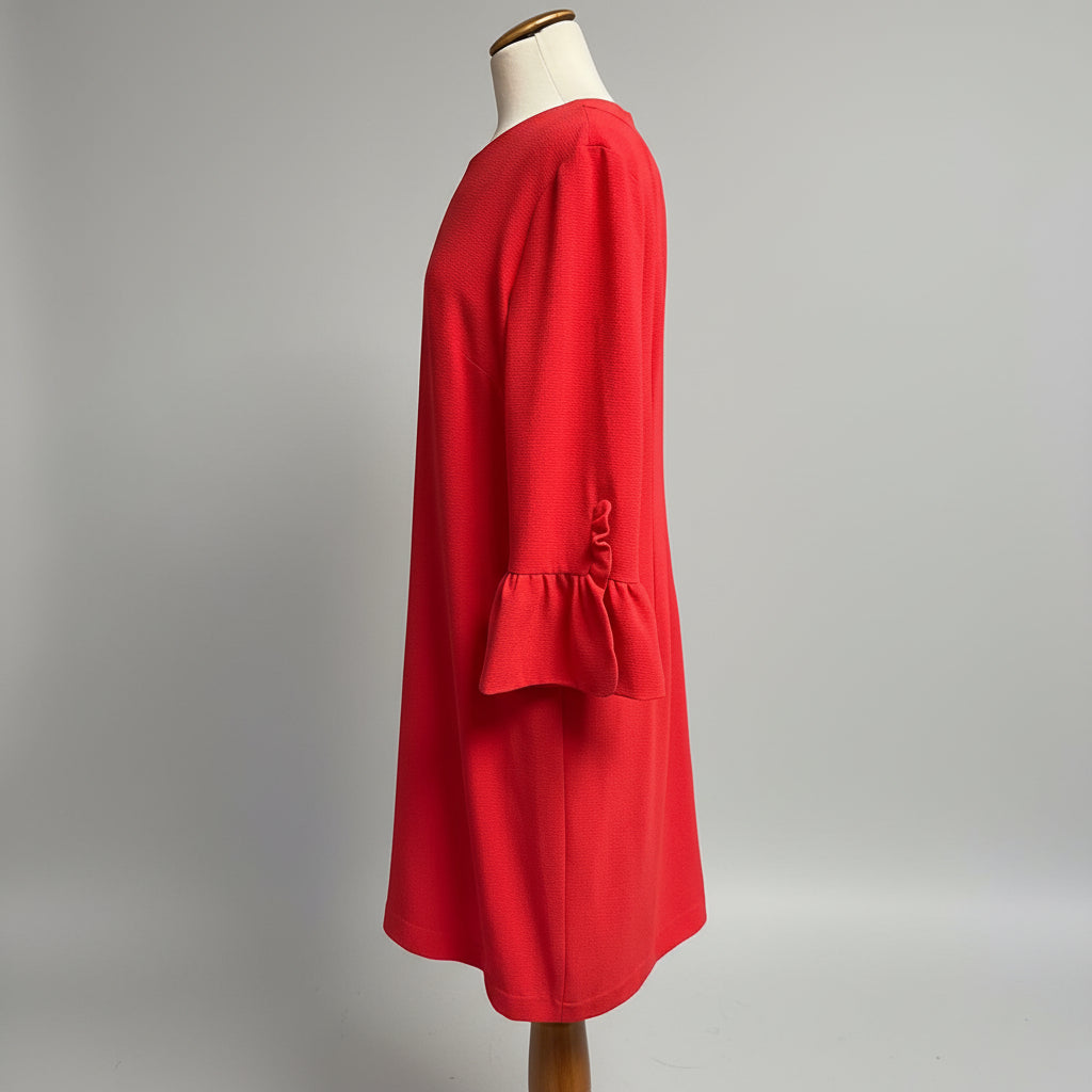 Sara Campbell red dress, size 14