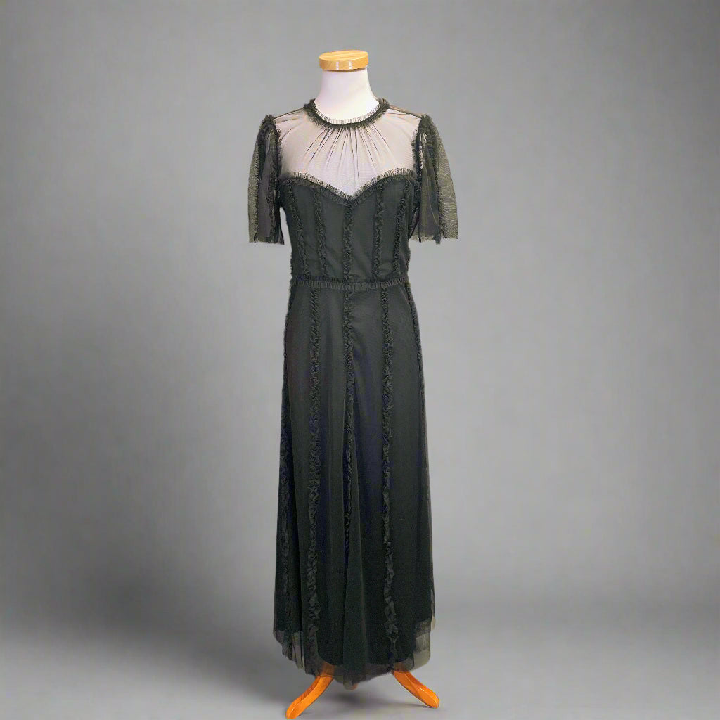 Boden black tulle dress, size 8, NEW, WITH TAGS!