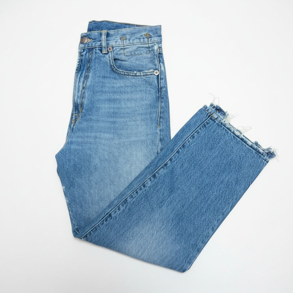 R13 boyfriend jeans in Holly wash, size 25