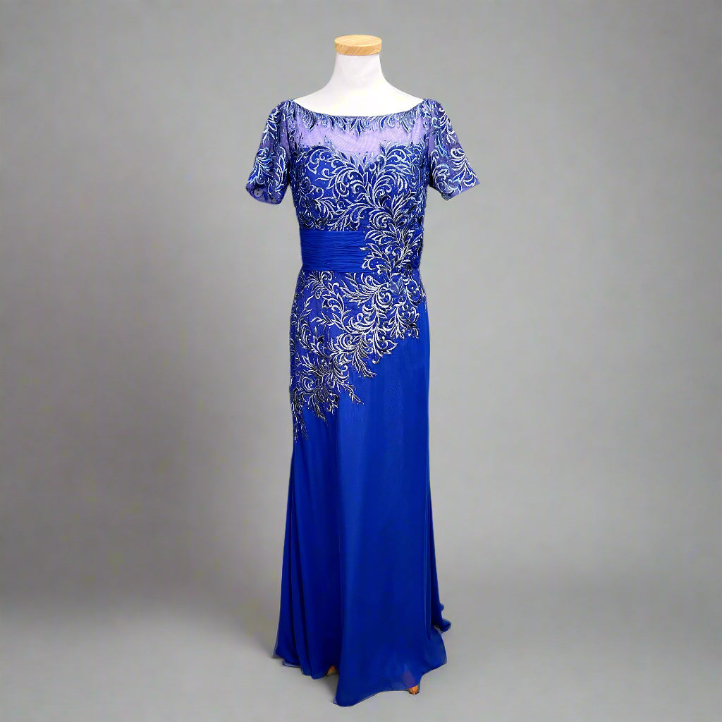 Cameron Blake royal blue dress, size 8, NEW WITH TAGS!