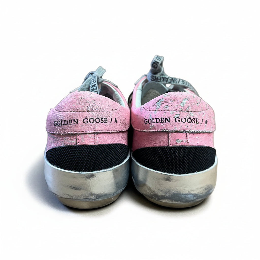 Golden Goose pink Super Star sneakers, size 37, US 7, NEW WITH TAGS!