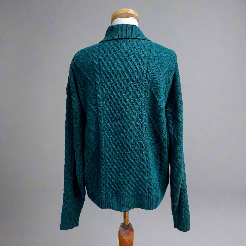 Cabi teal Peacock cardigan, size L, NEW WITH TAGS!