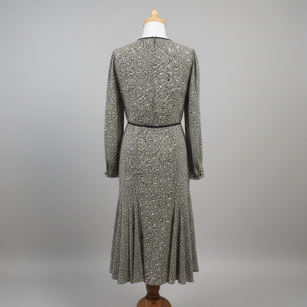 Joie black and tan floral Jemaa dress, size 6, NEW WITH TAGS!