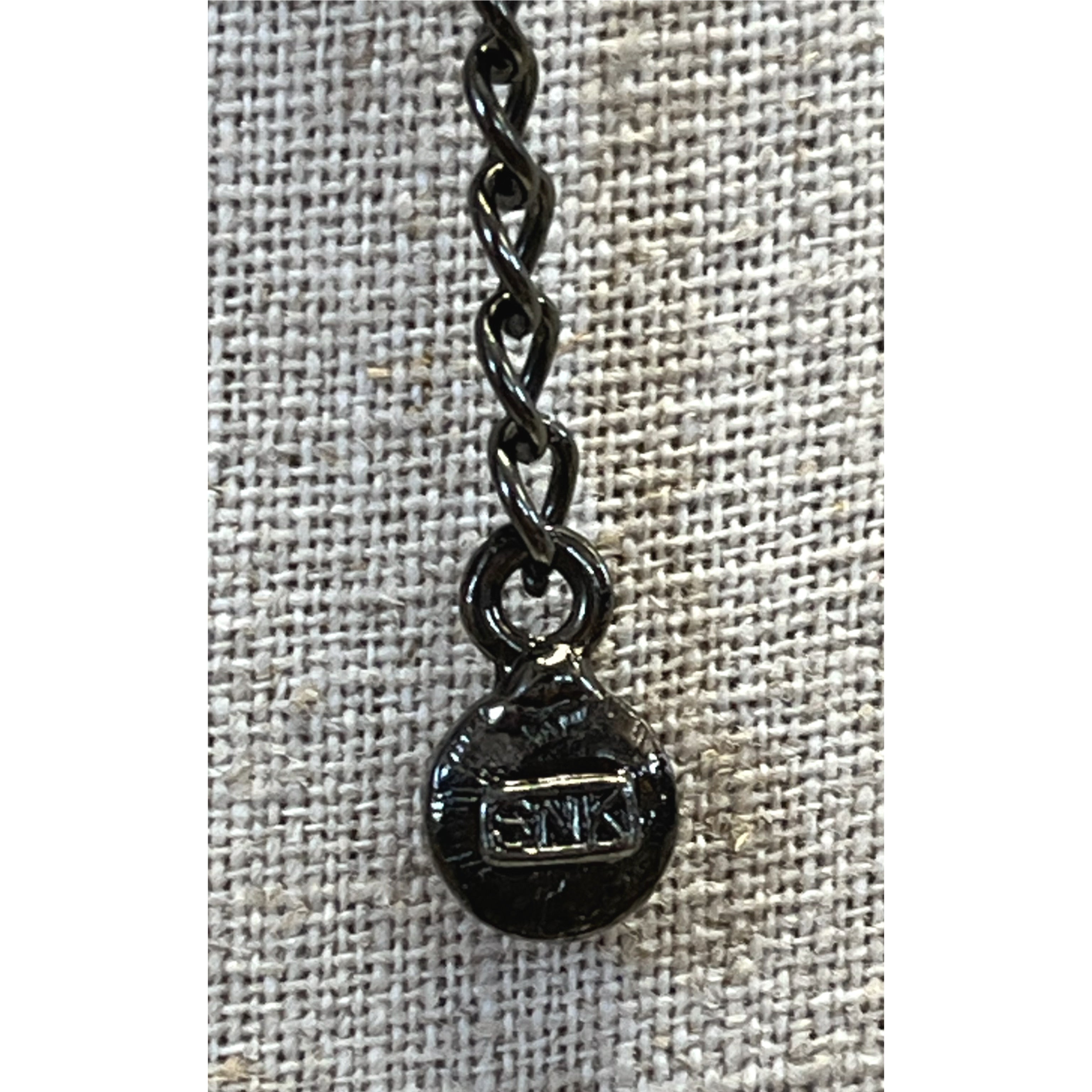 SNK vintage topaz-colored Swarovski crystal collar