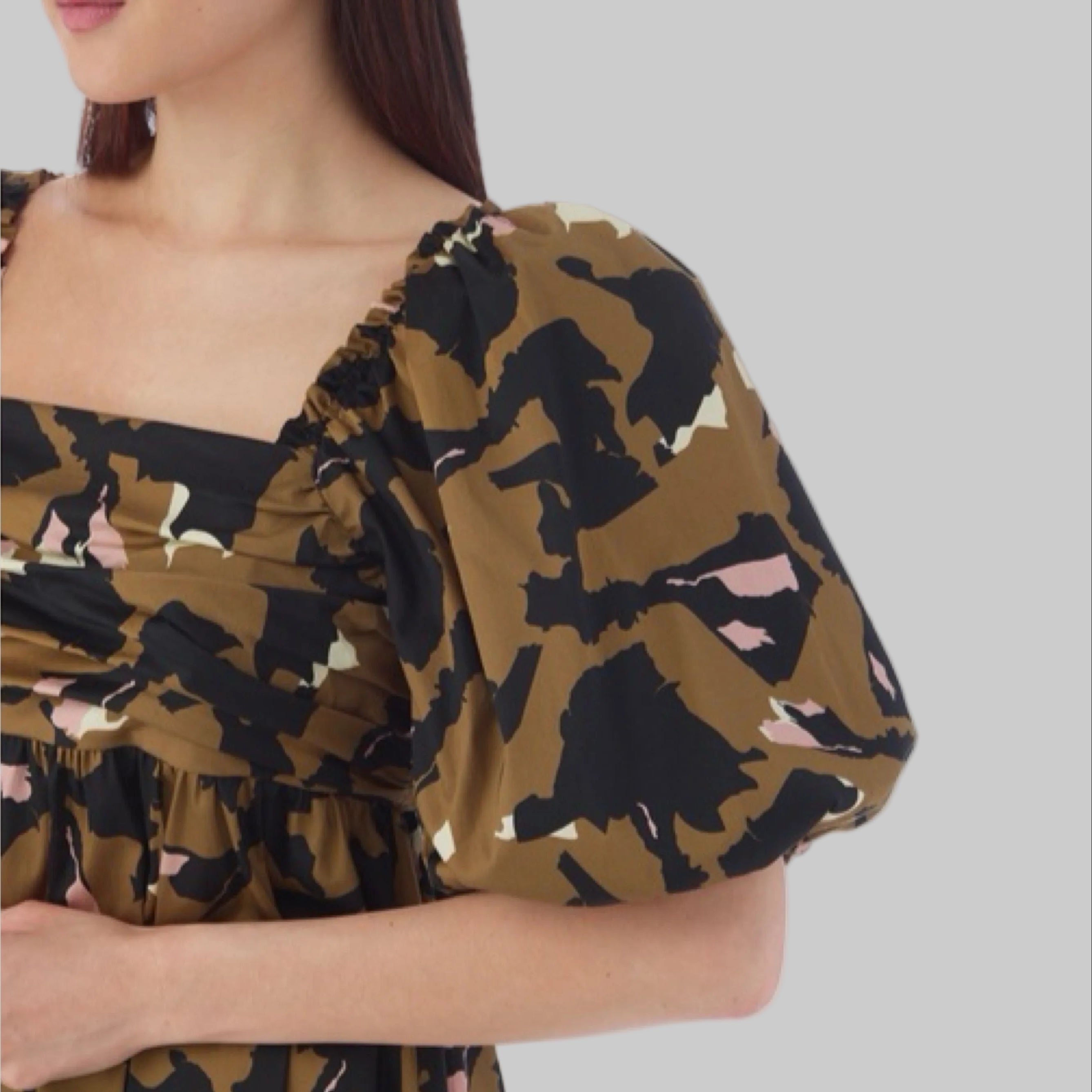 Crosby black and olive Hunter dress, size XS