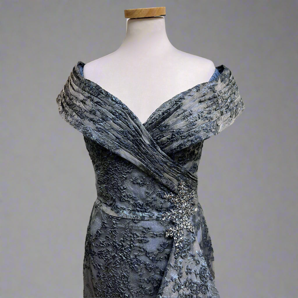 Montage by Mon Cheri navy dress, size 6