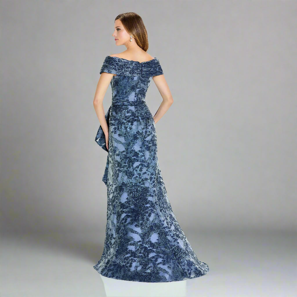 Montage by Mon Cheri navy dress, size 6
