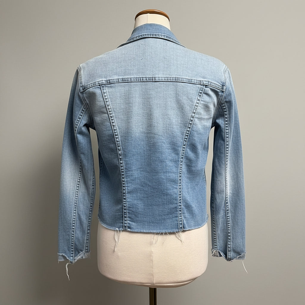 L'Agence denim Janelle jacket, size XS