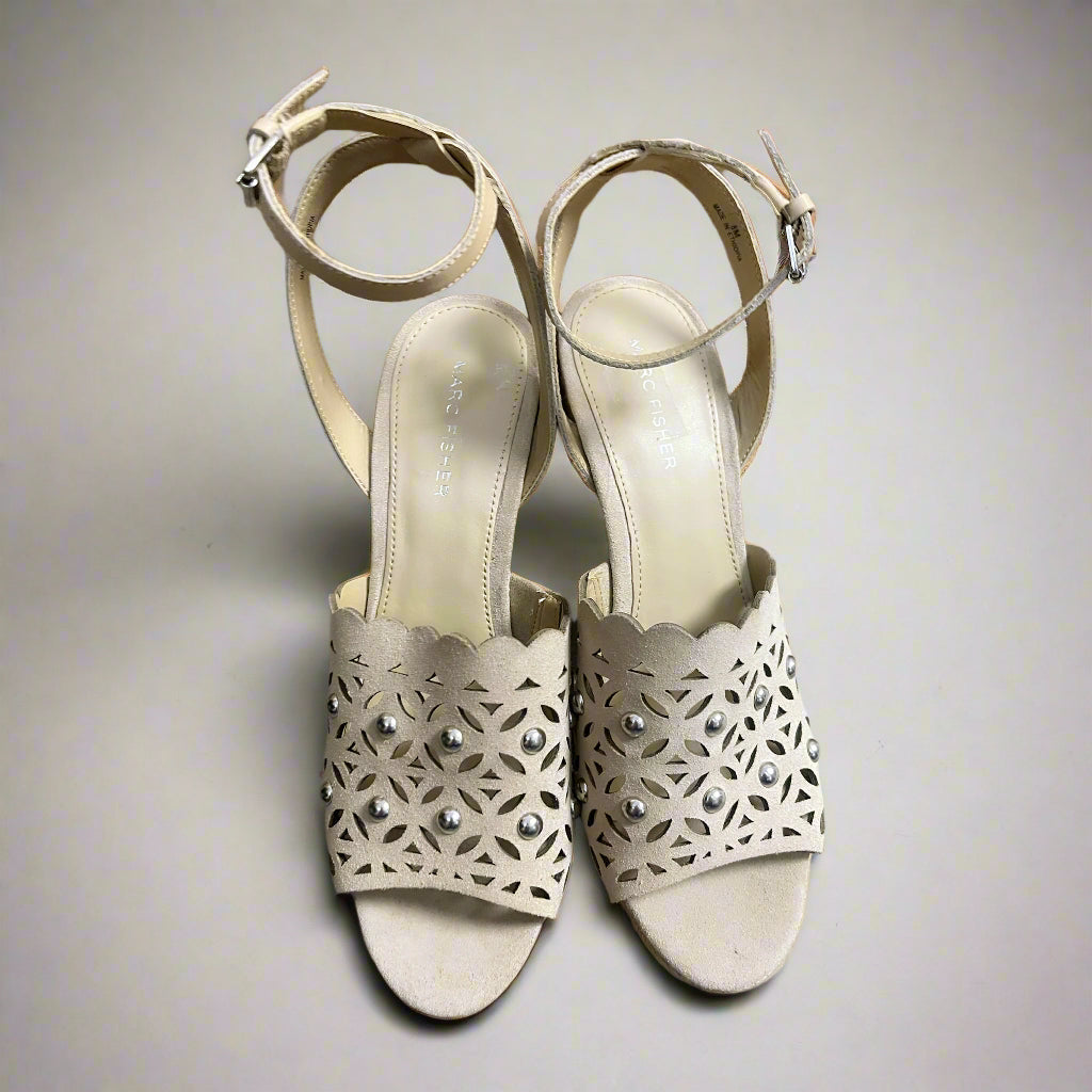 Marc Fisher tan wedge espadrille, size 8, BRAND NEW!