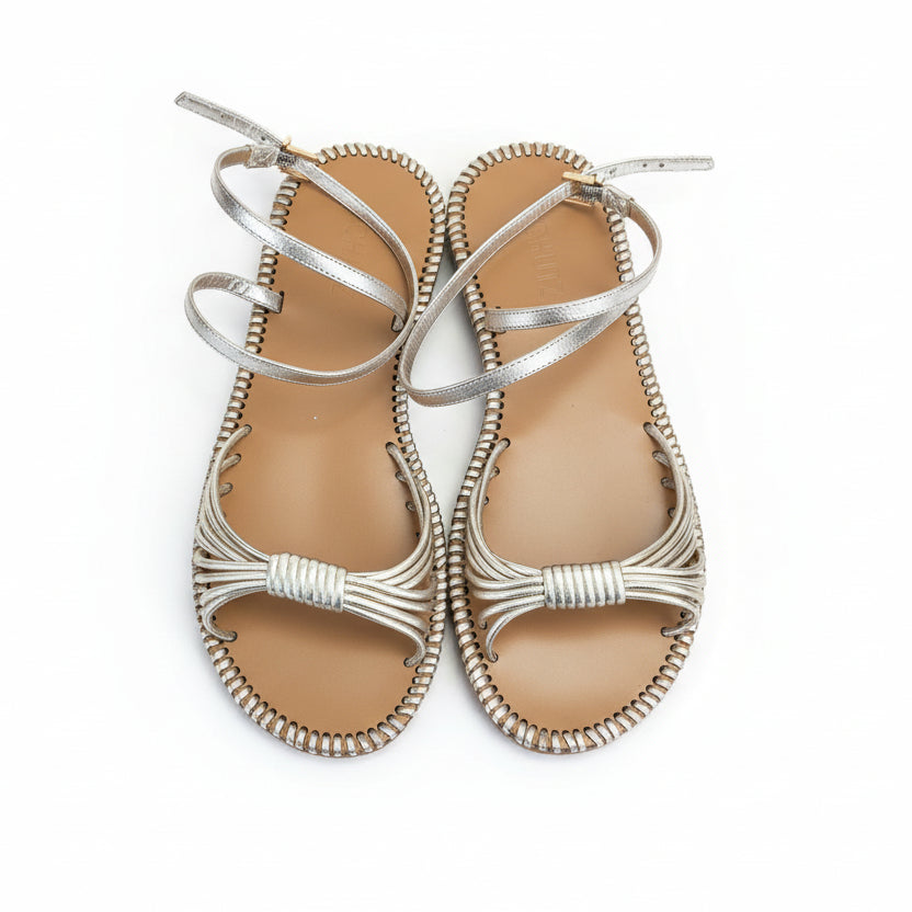 Schutz gold sandals, size 7