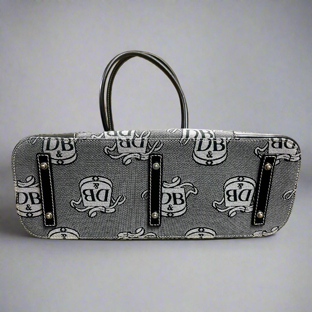 Dooney & Bourke black logo Dome Satchel, NEW WITH TAGS!