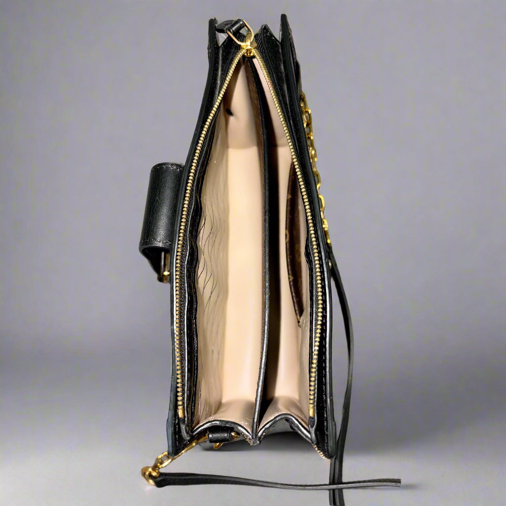 Louis Vuitton brown Trunk Clutch handbag
