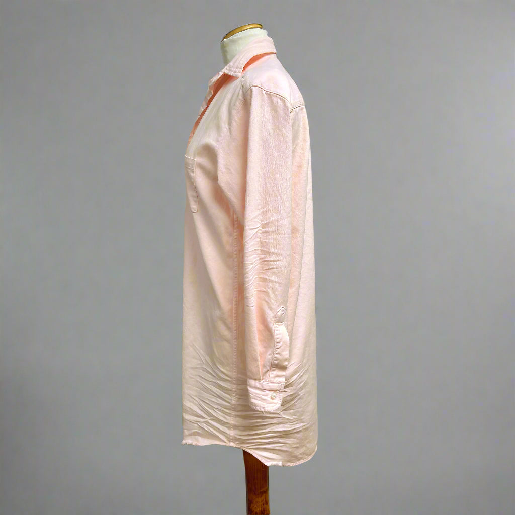Frank & Eileen pink Mary classic shirtdress, size XXS
