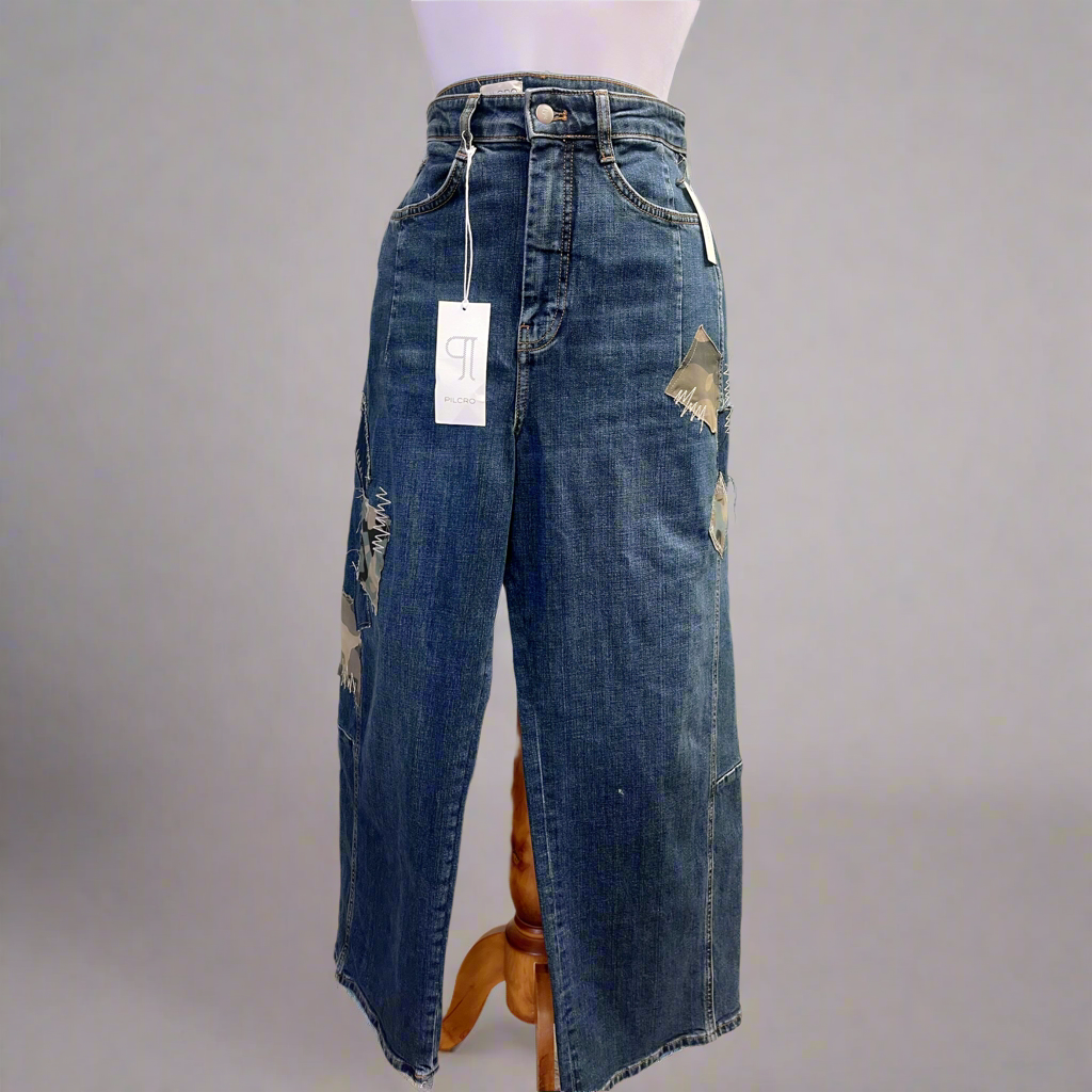 Pilcro Kenna Mid-Rise Heritage barrel jeans, size 28 Tall, NEW WITH TAGS!