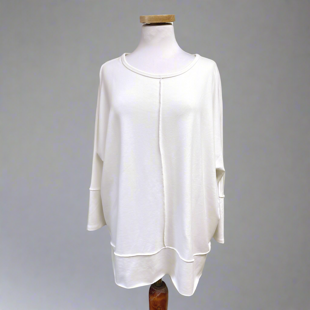 Spanx white Dolman sleeve top, size XL