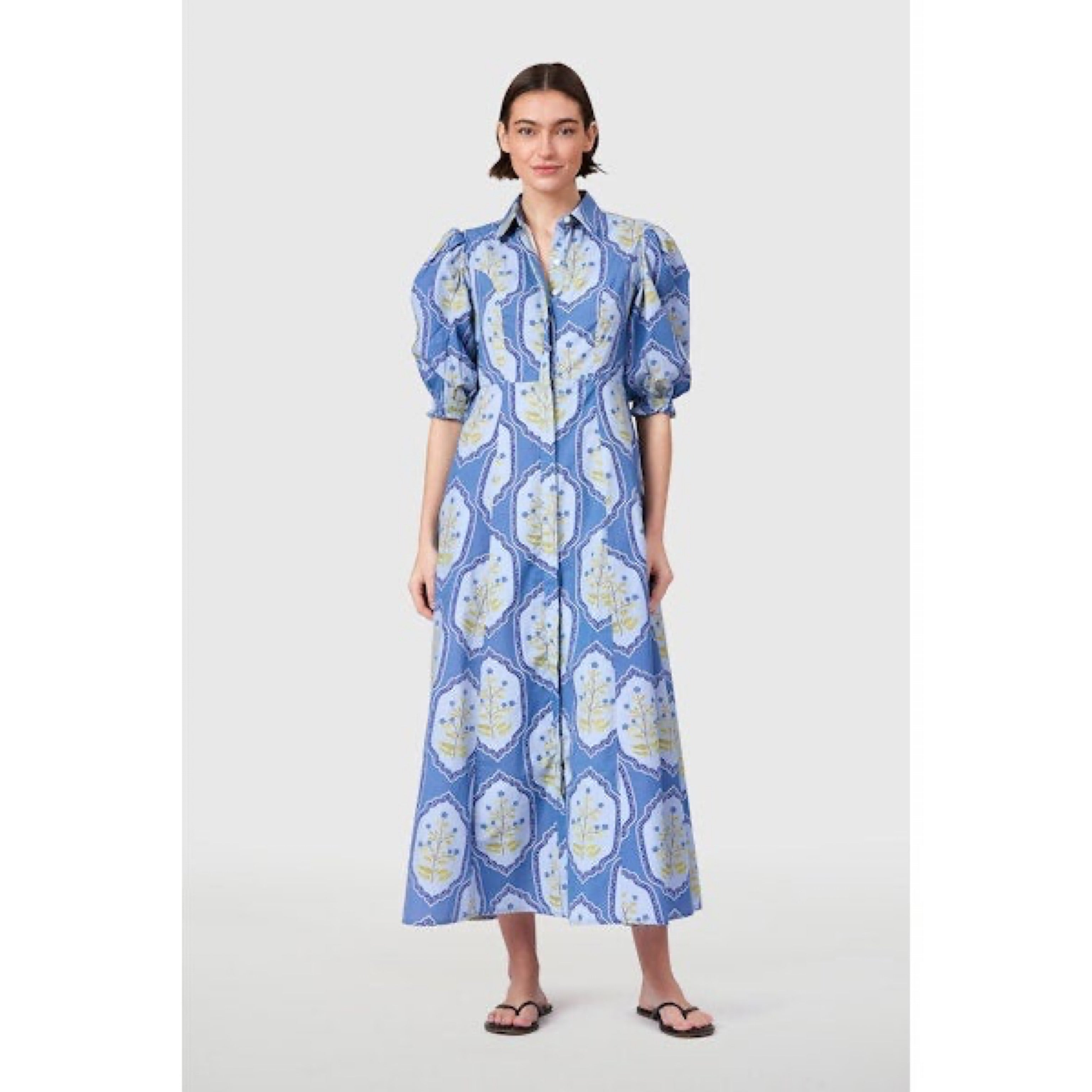 Livro blue floral Rosie dress, size M