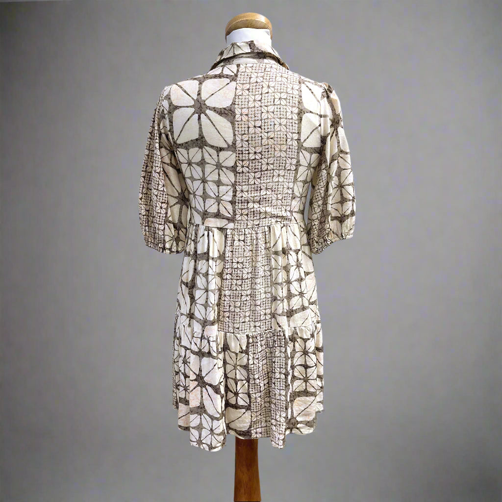 Karlie mocha print dress, size S