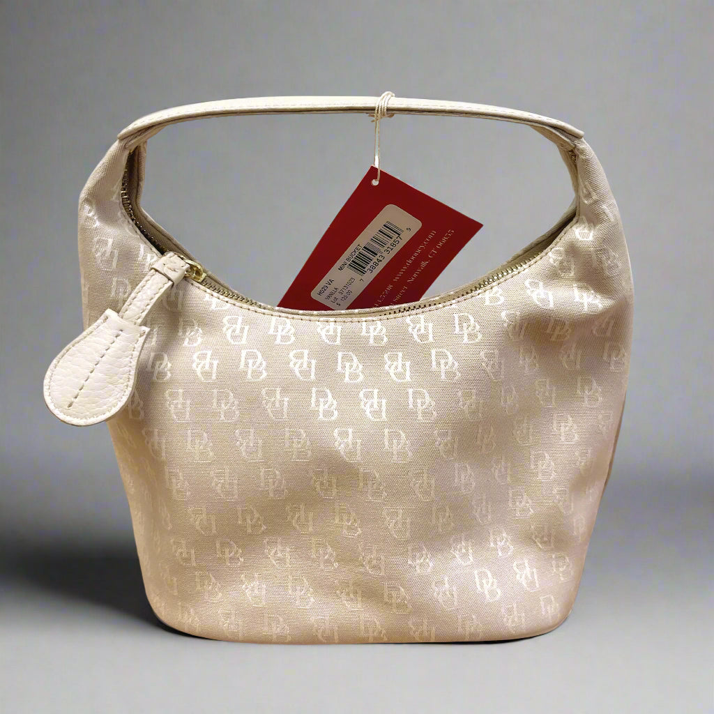 Dooney & Bourke cream Mini Bucket bag, NEW WITH TAGS!